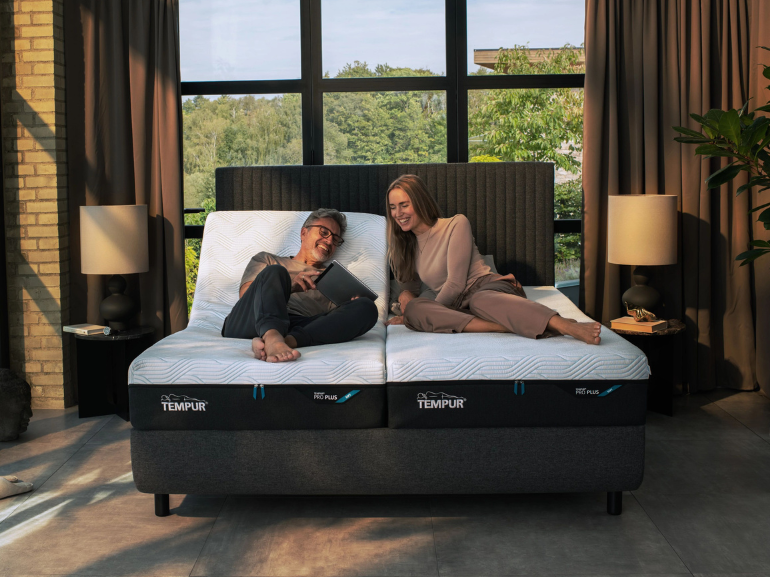 Sleeping comfortably on a supportive mattress for better sleep quality